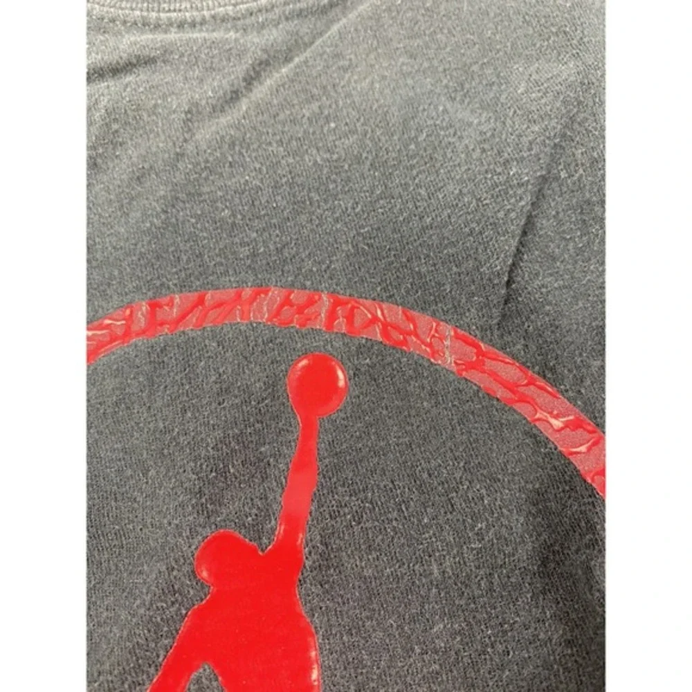 Jordan‎ Air Mens T Shirt Size L Concrete Jumpman Black